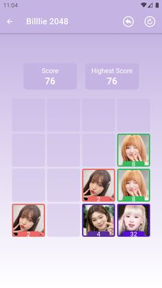 Billlie 2048 Game - Screenshot 3