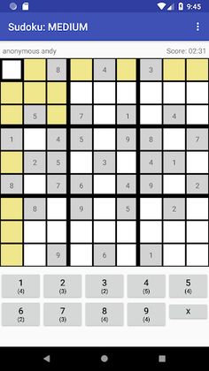 Sudoku (small and simple) - Screenshot 3