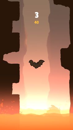 Bat Rush: Lava Escape ! - Screenshot 1