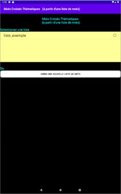 Mots Croisés Thématiques - Screenshot 2