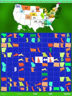Map Solitaire - USA - Screenshot 3