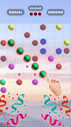 Color Balls Puzzle - Lines 98 - Screenshot 2
