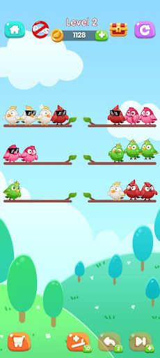 Bird Sort Puzzle 2 - Screenshot 1