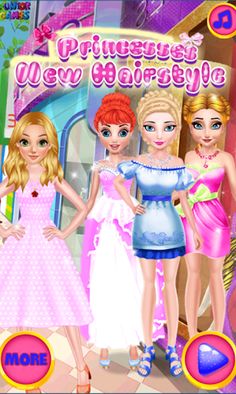 Princesses Cute Hairstyles - Screenshot 1