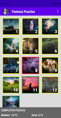 Sliding Puzzles Fantasy HD - Screenshot 3