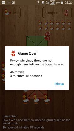 Fox and Hens - Board Game - Screenshot 3