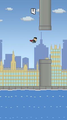 Flappy Superhero - Screenshot 4