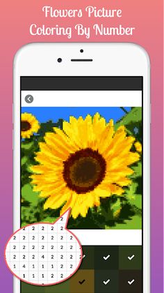 Flowers Picture Coloring - Screenshot 4
