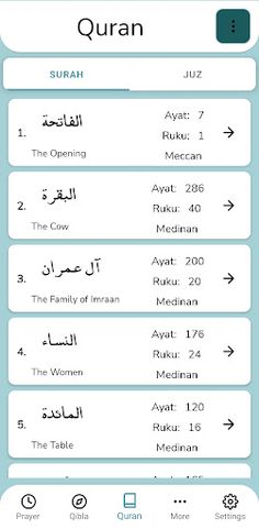 Qibla Finder Prayer Time Quran - Screenshot 3