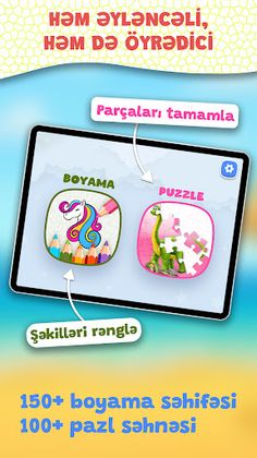 Oyun Evi: Boyama və Puzzle - Screenshot 1