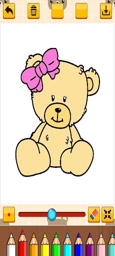 Teddy Bear Coloring - Screenshot 4