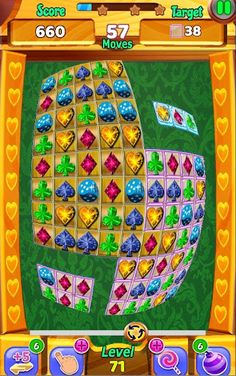 Poker Surf: Match 3 Jewel - Screenshot 2