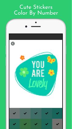 Cute Stickers Color By Number - Screenshot 2