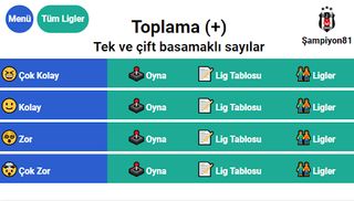Matematik oyunları - MatLig - Screenshot 2