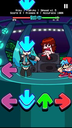 FNF Mod Miku Music Show - Screenshot 1