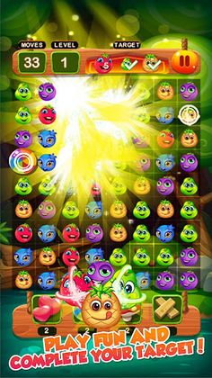 Fruits Crush Mania Match 3 Puz - Screenshot 4