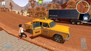 Mad Taxi Simulator 3D - Screenshot 1
