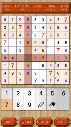 Sudoku: The mind trainer - Screenshot 1