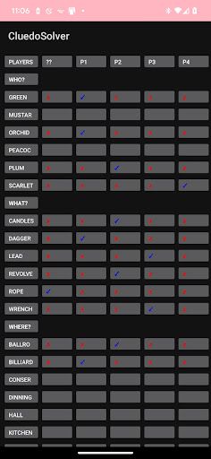 Cluedo Solver - Screenshot 4