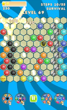 Hexa Balls - Screenshot 1