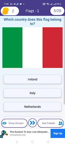 Europe Countries Quiz - Screenshot 1