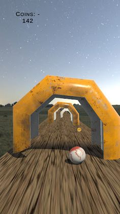rolling ball ball rolling game - Screenshot 1