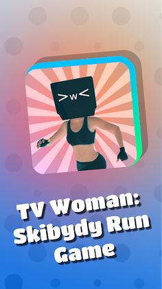 TV Woman: Skibydy Run Game - Screenshot 1