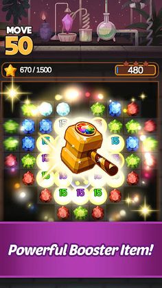 Jewel Alchemist : Match 3 - Screenshot 2