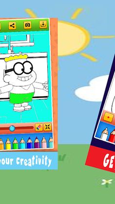 Big Coloring City Greens Book - Screenshot 4