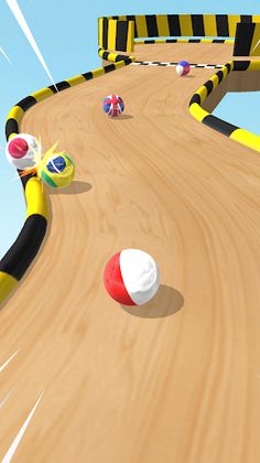 Marble Run 3D - Country Balls - Screenshot 1