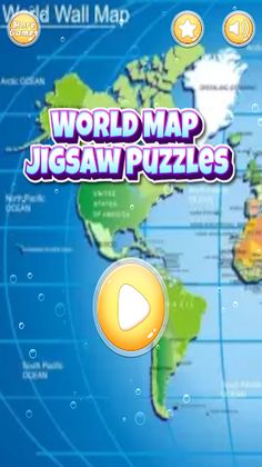 World Map Jigsaw Puzzles - Screenshot 1