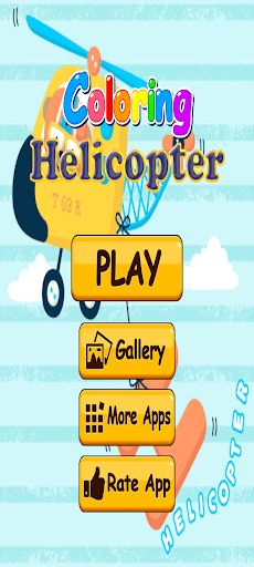 Helicopter Coloring - Screenshot 2