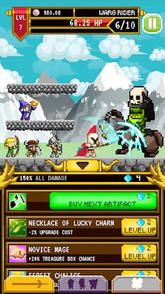 Clicker Knights Vs dragons - Screenshot 1