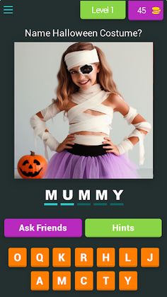 Halloween Costume Trivia Quiz - Screenshot 4