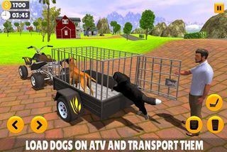 Pet Dog ATV Cargo Transport 3D - Screenshot 2