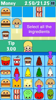 Burger Memory Game - Screenshot 2