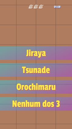 Quiz Anime - Sannins Lendários - Screenshot 3