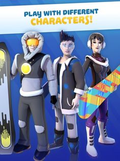 SnowRacer: Ramps - Screenshot 3