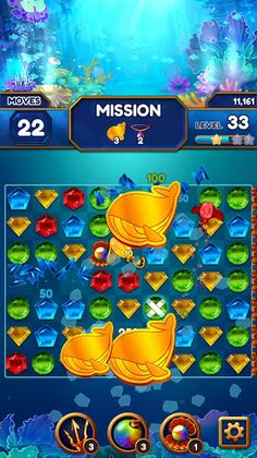 Under the Deep Sea: Match 3 - Screenshot 3