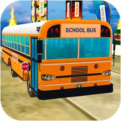 School Bus Racing - Screenshot 1