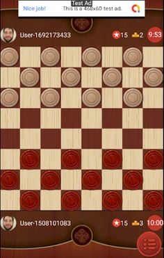 Checkers Multiplayer - Screenshot 1