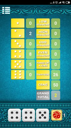 Crag Dice - Screenshot 2
