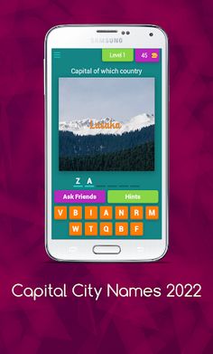 Capital City Names 2022 - Screenshot 1