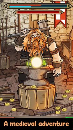 Medieval Clicker Blacksmith - Screenshot 3