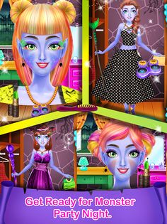 Halloween Girl Makeup Salon - Screenshot 4
