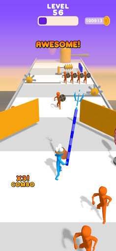 Pikeman Clash Runner 3D - Screenshot 3