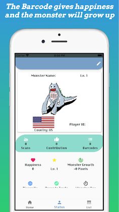 Barcode Monster -creature cari - Screenshot 1