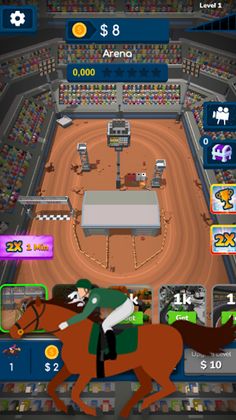 Crazy Horse Racing - Idle Game - Screenshot 3
