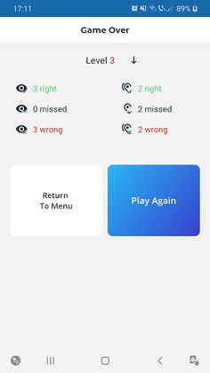 Dual N-Back - DNB - Screenshot 4