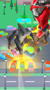 Crazy Kaiju 3D - Screenshot 2